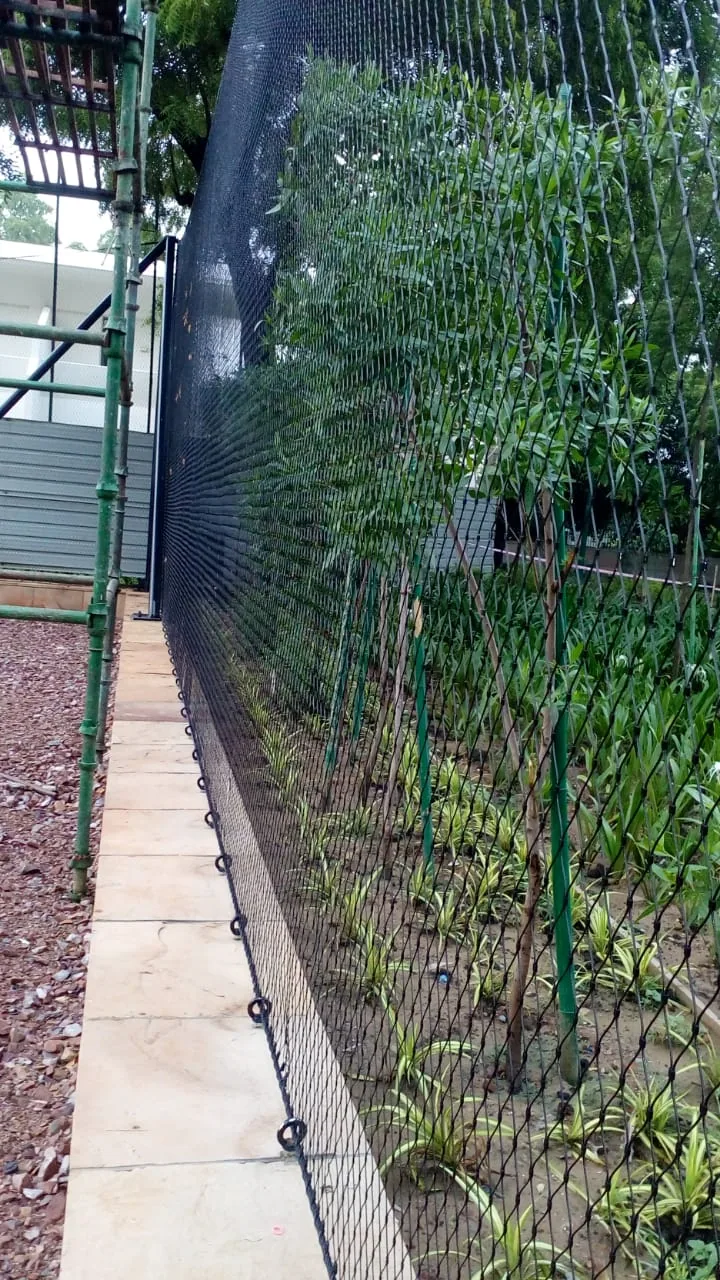 Perimeter fencing, Embassy, Delhi